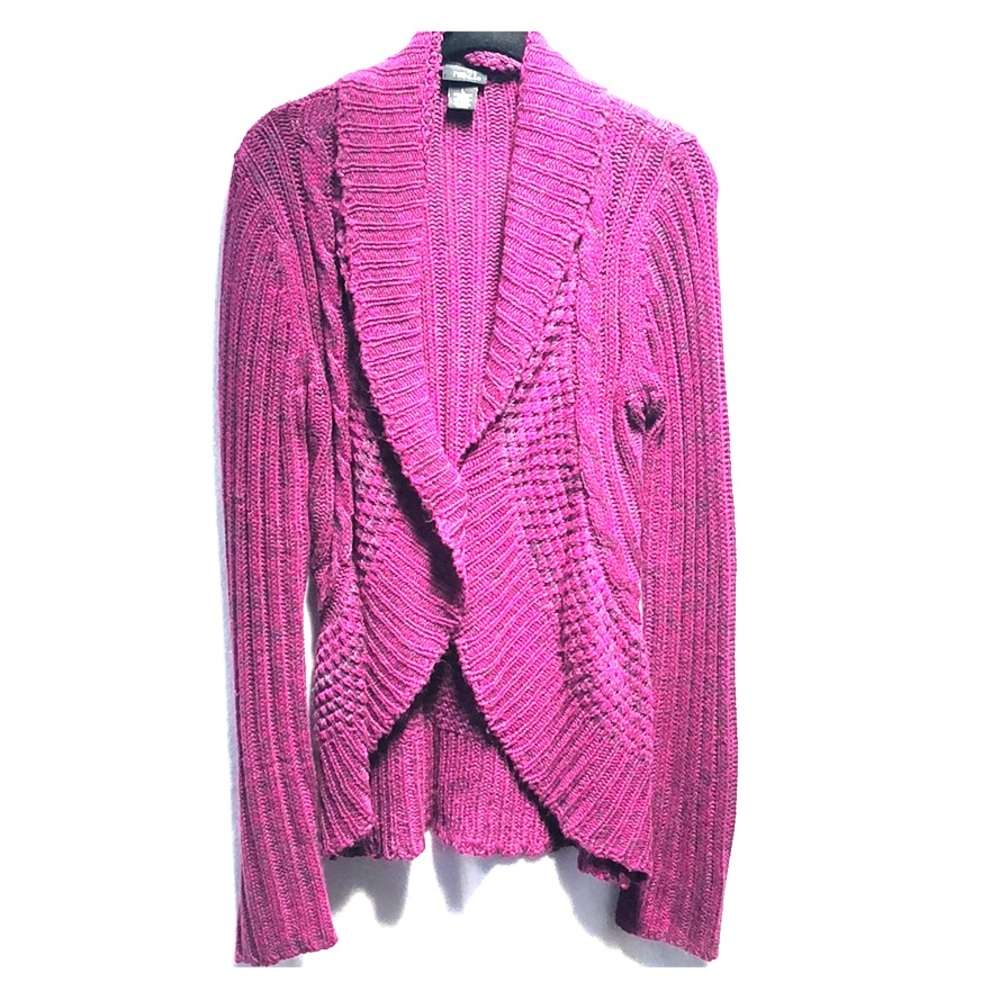 Rue21 Purple and‎ Gray Sweater Cardigan